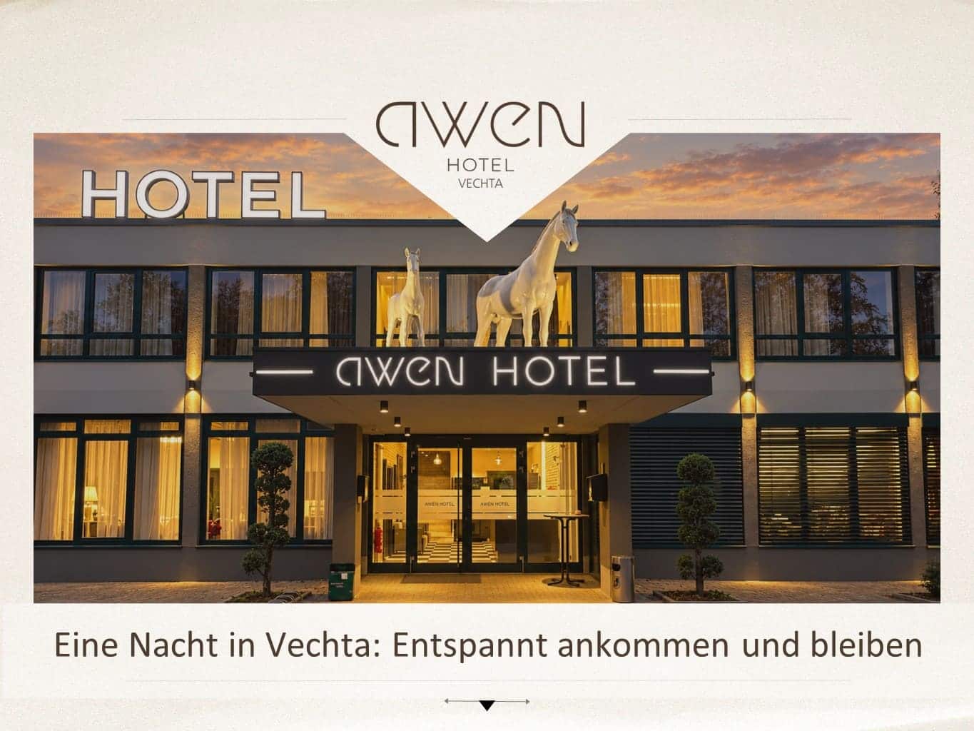 Eine Nacht in Vechta: Entspannt ankommen und bleiben