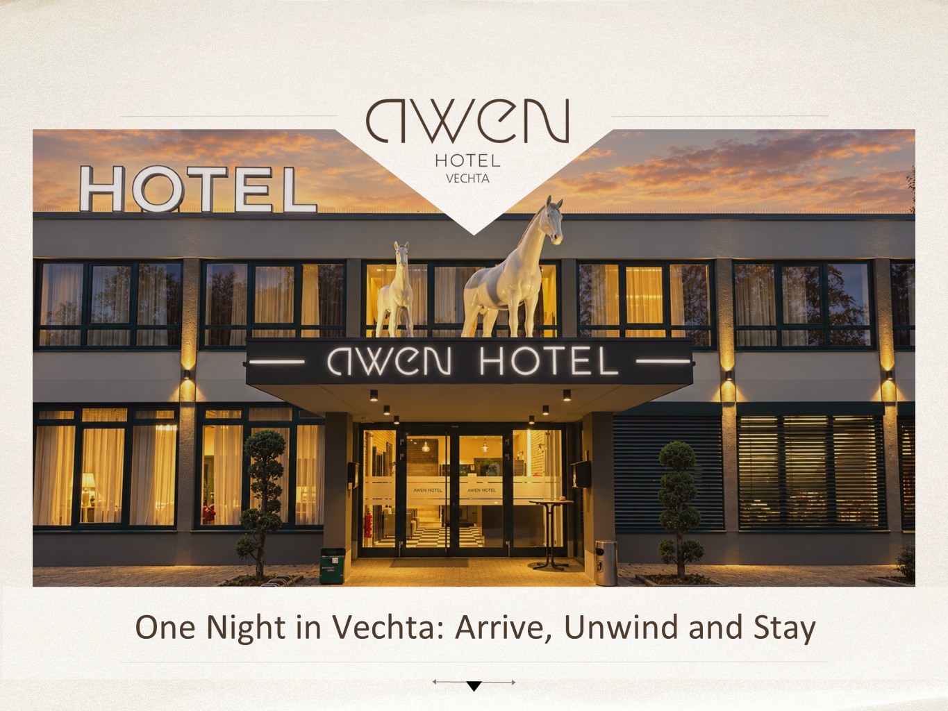 One Night in Vechta: Arrive, Unwind and Stay