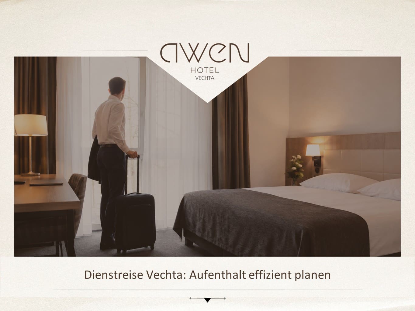 Dienstreise Vechta: Aufenthalt effizient planen