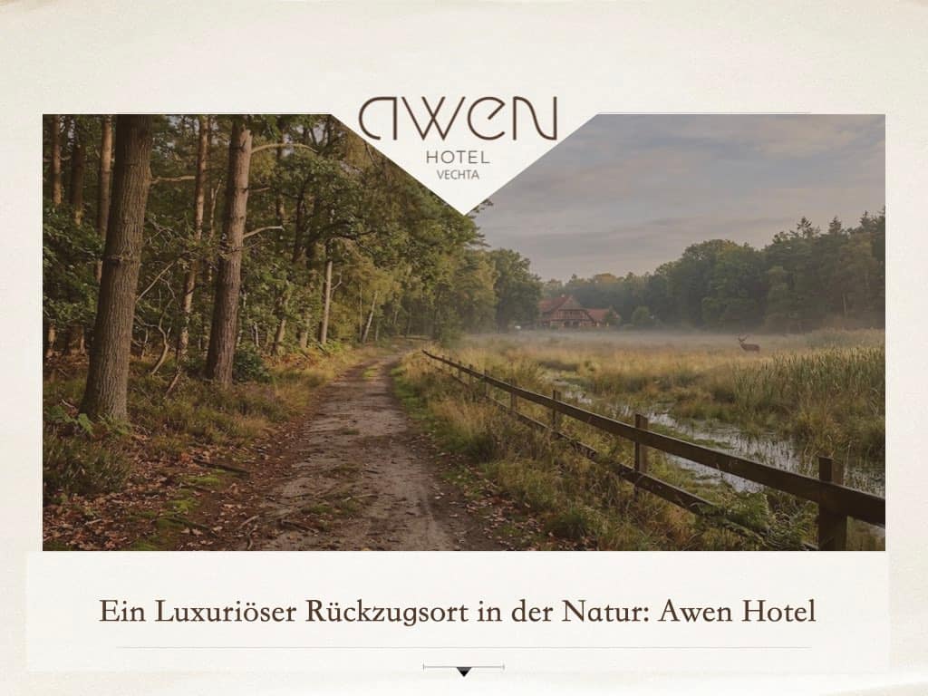 Ein Luxuriöser Rückzugsort in der Natur: Awen Hotel
