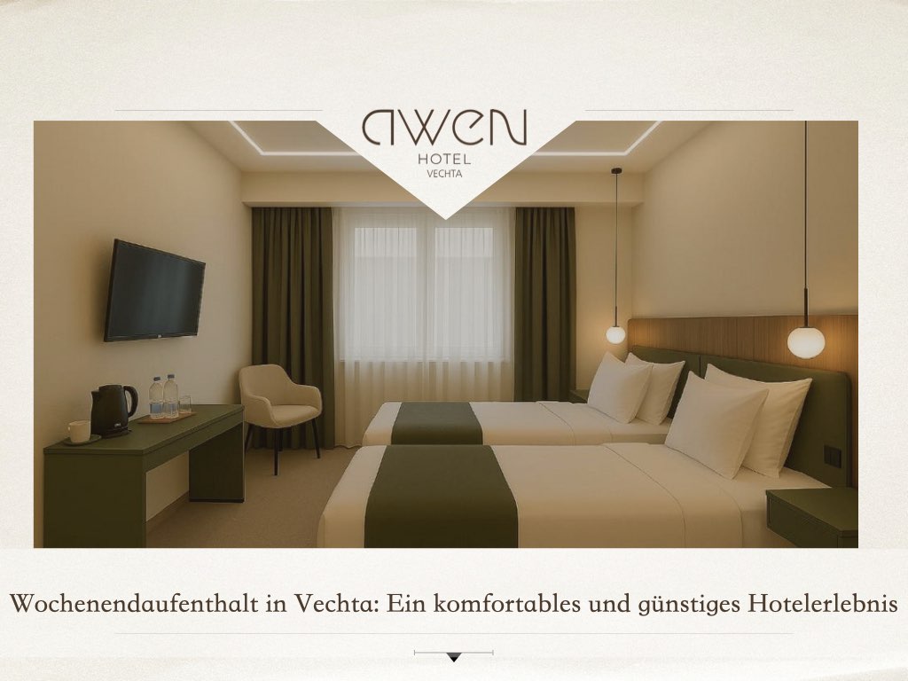 Wochenende in Vechta: Günstig übernachten