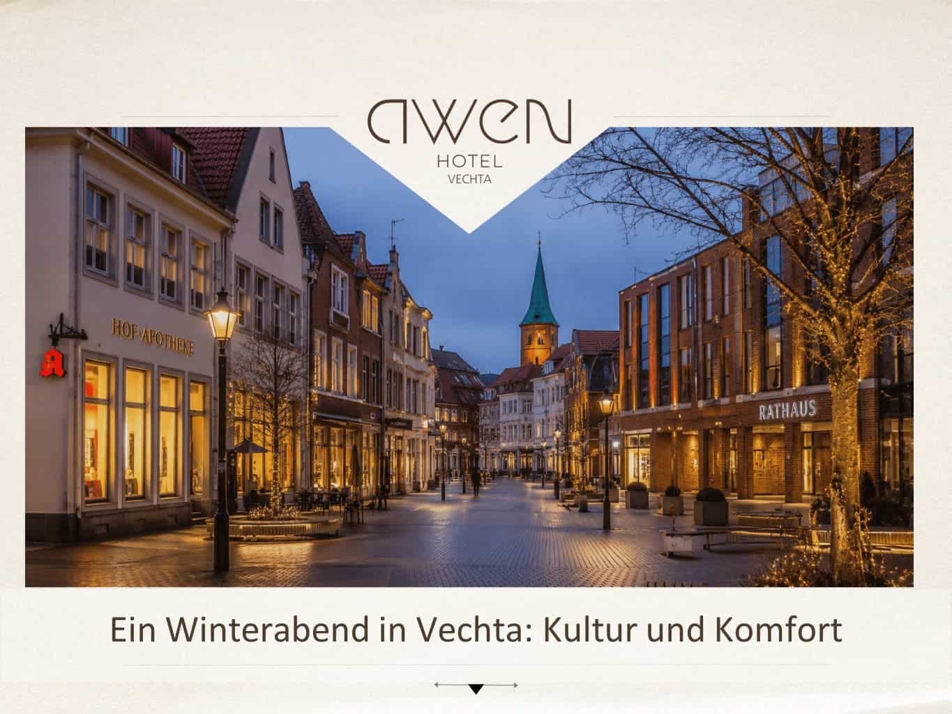 Ein Winterabend in Vechta: Kultur und Komfort