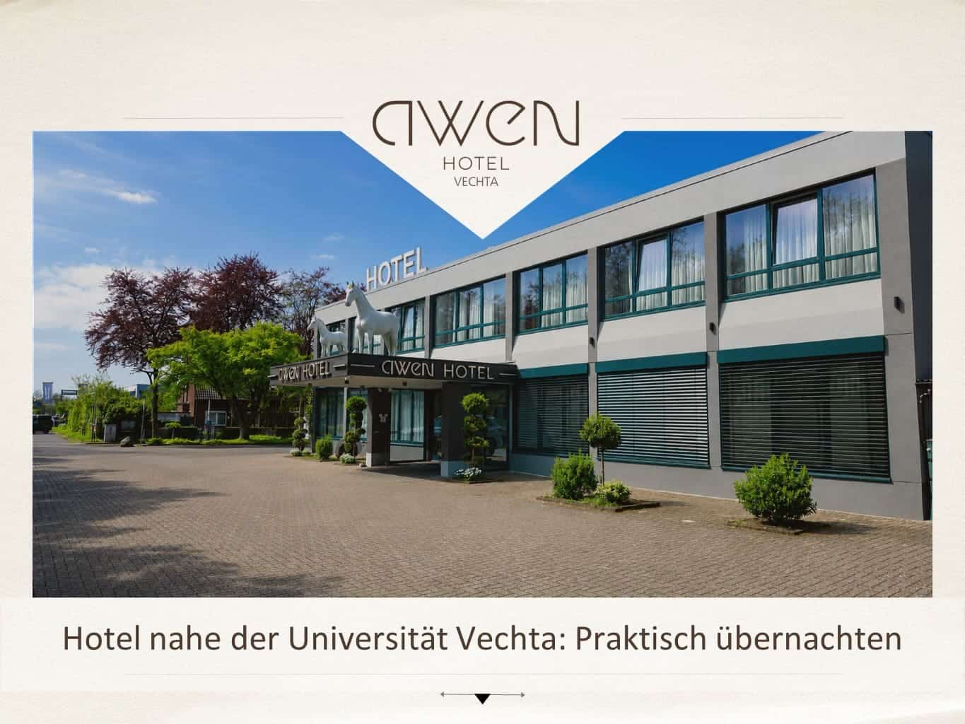 Hotel nahe der Universität Vechta: Praktisch übernachten