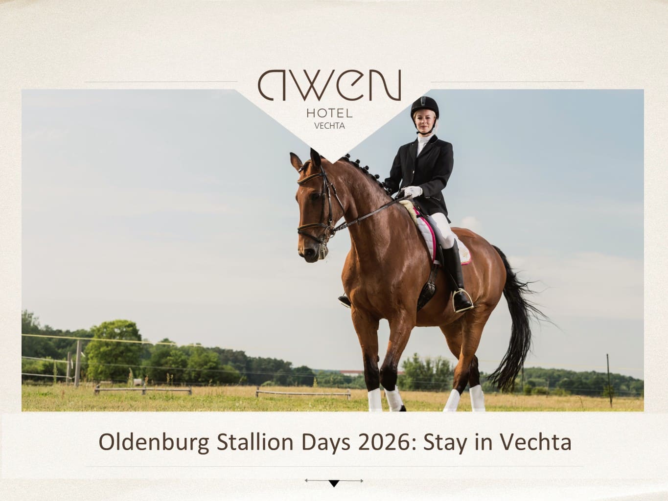 Oldenburg Stallion Days 2026: Stay in Vechta