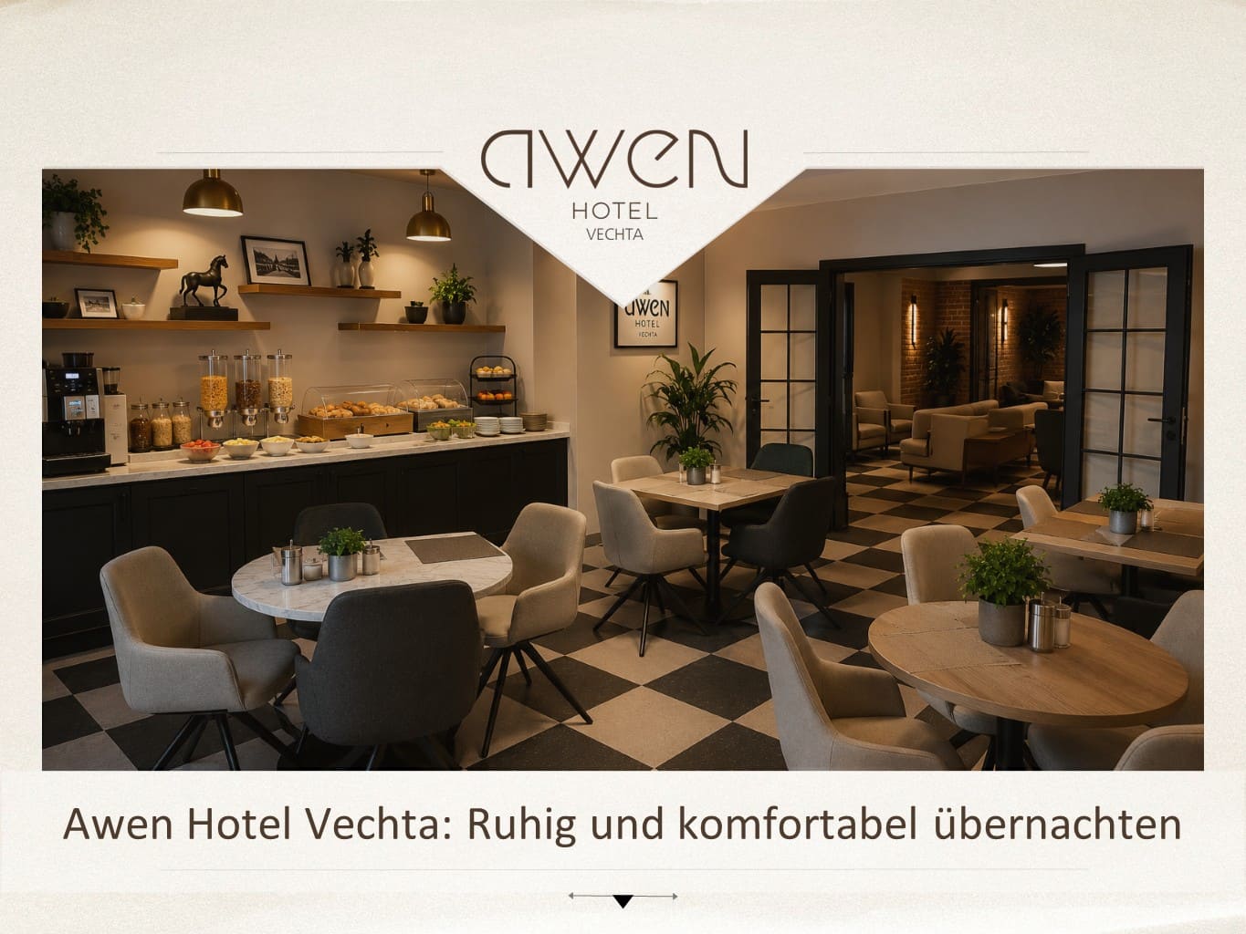 Awen Hotel Vechta: Ruhig und komfortabel übernachten