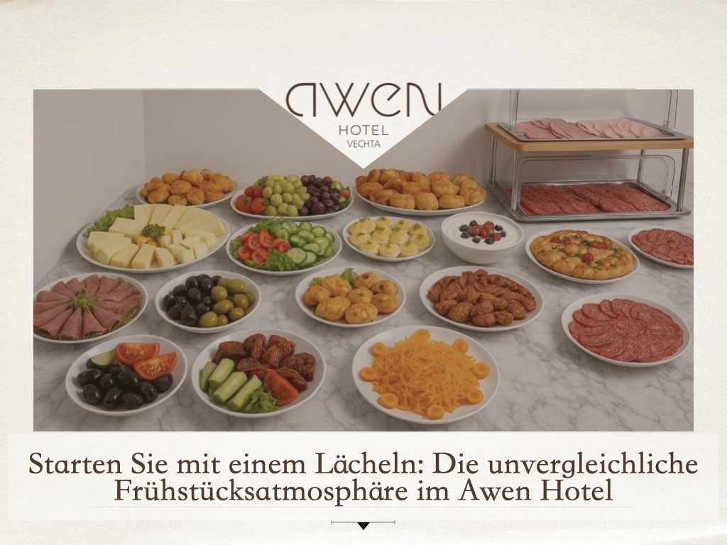 Genussvoll frühstücken im Awen Hotel Vechta